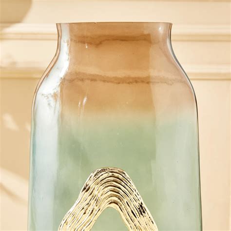 Buy Eternity Viva Ribbon Glass Vase from Home Centre at just INR 2099.0