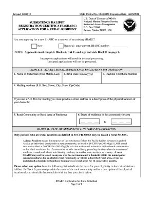 Subsistence Halibut Registration Certificate Application - Fakr Noaa ...
