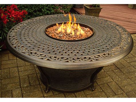 Round propane fire pit table - usenibht