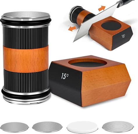 Amazon.com: Knife Sharpener Tool,Upgraded Rolling Knife Sharpener Kit ...