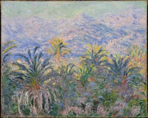 Palm Trees At Bordighera - Large Art Prints by Claude Monet | Buy ...