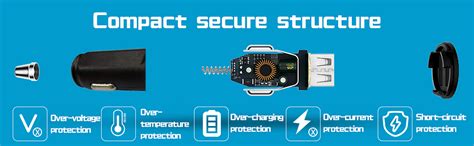 Adeptt VC-S330 [2.4A 2-Port] High Speed Car Charger for All Smartphones ...