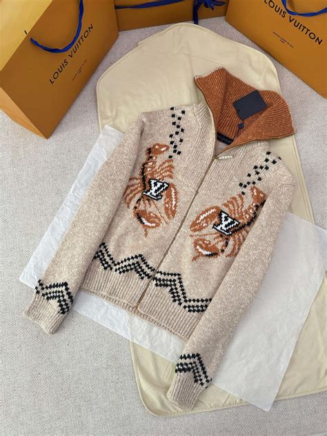 LOUIS VUITTON LV ZIPPERED KNITTED BLOUSON JACKET – BLACKJASON7