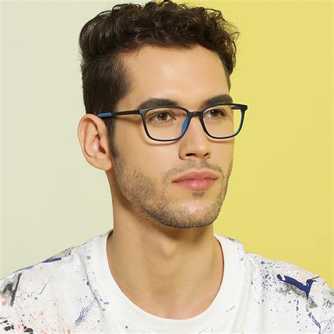 Buy Black Blue Full Rim Wayfarer Lenskart Air Online Air Essentials VC ...