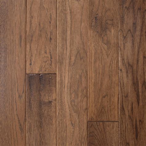 Yukon Hickory Hand Scraped 3/4 in. T x 3 1/4 in. W Medium Brown Solid ...
