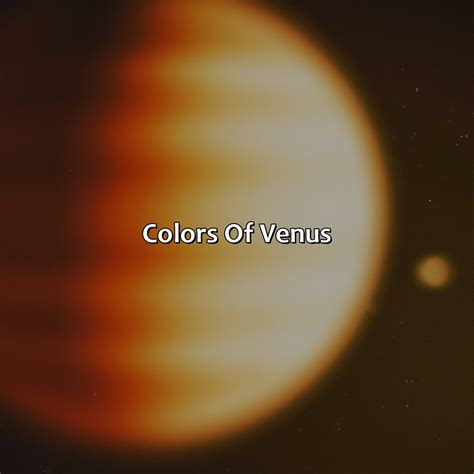What Color Is Venus Planet - colorscombo.com