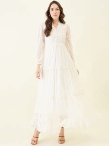 AAYU Women Layered Multicolor Maxi/Full Length Dress - Buy AAYU Women ...