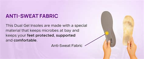 Frido Dual Gel Heavy Duty Trimmable Insoles | For Loose Shoes or ...