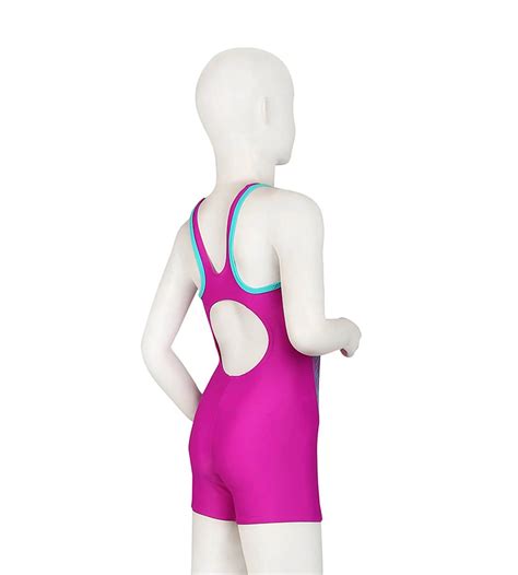 Buy Speedo Girls Endurance 10 Monogram Splice Print Legsuit - Diva ...