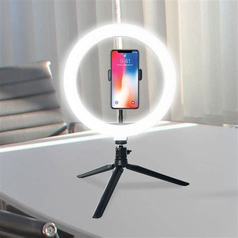 Large LED Ring Light with Stand – Onetify