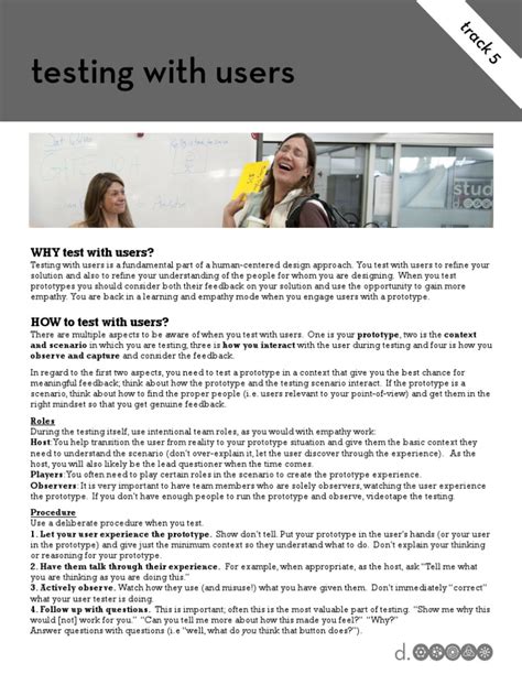 User Testing Paper Prototypes 的图像结果