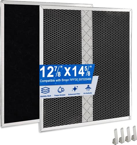 DDBSUN Range Hood Non-Duct Filter Kit Replacement - Compatible with ...