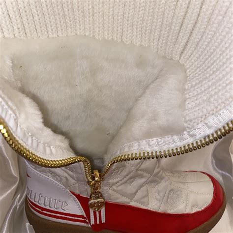 HAND PAINTED ONE OF A KIND JUICY COUTURE BOOTS SIZE... - Depop