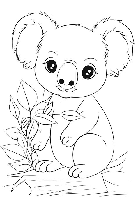Koala Colouring Pages Pdf