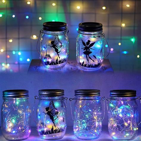 Image result for Solar Mason Jar String Lights