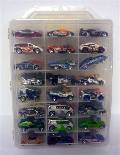 Hot Wheels Carrying Case w/48 Cars Cops Patrol Sheriff SWAT Die-Cast ...