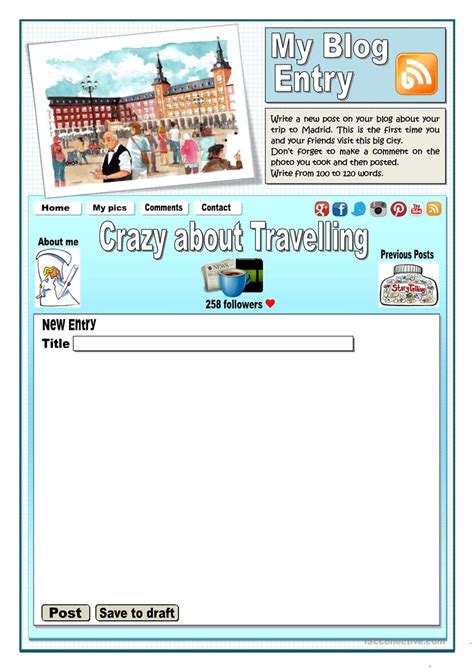 Image result for Writing a Blog Entry