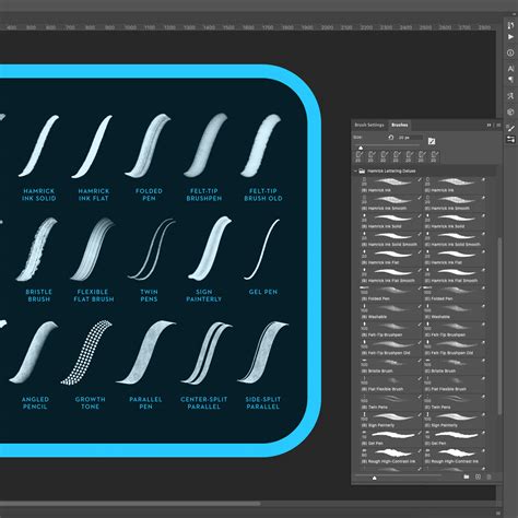 Lettering Brushes for Photoshop :: Behance