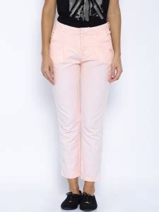 Pepe Jeans Regular Fit Women Pink Trousers - Buy Pepe Jeans Regular Fit ...