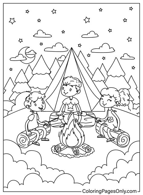 Camp Coloring Pages - Jace Printable
