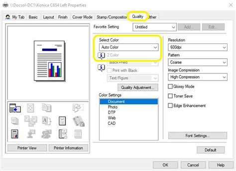 Image result for Printer Properties Menu