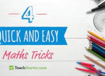 Image result for Quick Math Tricks