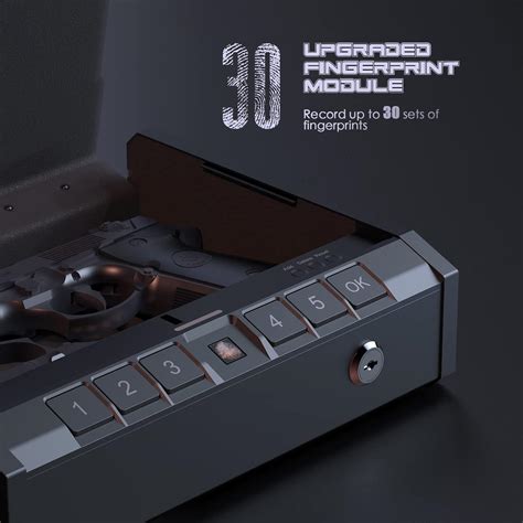 Buy பிஸ்டால்களுக்கான துப்பாக்கி பாதுகாப்பான பயோமெட்ரிக் துப்பாக்கி ...