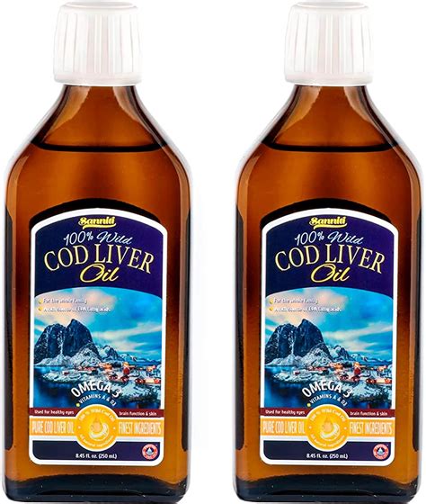 Amazon.com: Carlson - Cod Liver Oil, 1100 mg Omega-3s, Wild-Caught ...