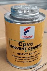 FOSEALJR 237ml cpvc solvent cement Adhesive Price in India - Buy ...