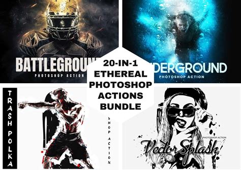 Top 50+ Free Photoshop Actions Pack Psd