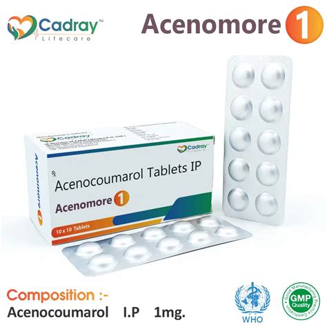 Acenomore 1 Tablet (Acenocoumarol (1mg))
