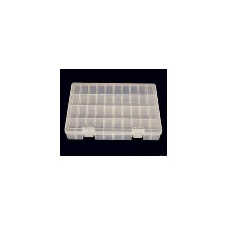 GENERIC 36 Slot Clear Electronic Components Storage Organizer ...
