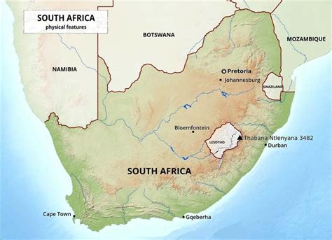 South Africa Geography 的图像结果