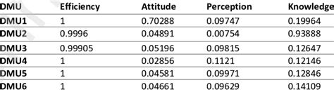 Data Envelopment Analysis Example 的图像结果
