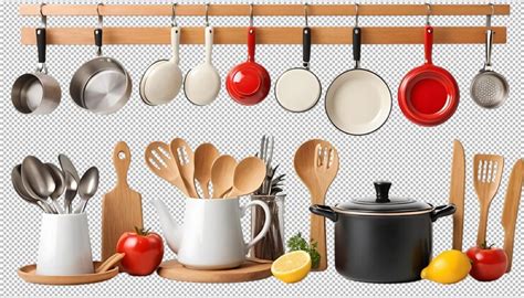 Kitchen utensils and cookware | Premium AI-generated PSD