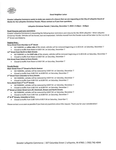 Greater Lafayette Commerce announces annual Christmas Parade | Local ...