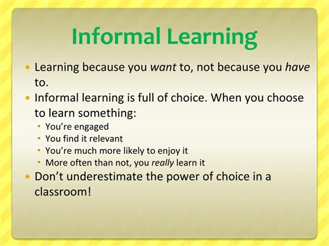 Informal Learning Pictures Examples 的图像结果