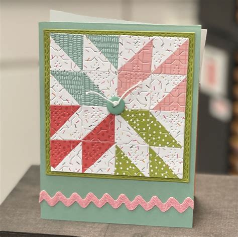 SHAPE UP! Quilt Cards by Val | Patchwork cards, Hand made greeting ...