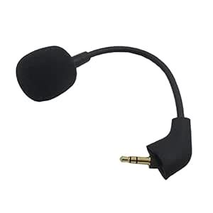 MERISHOPP® Headphone Replaces Microphone Detachable Black for Hyper X ...