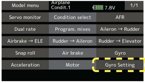 Futaba 6J Programming Gyro 的图像结果
