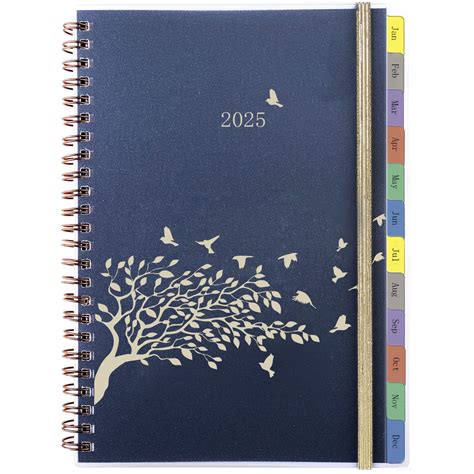 Buy YHH 2025 Diary A5 Week to View, Monthly Weekly Planner with Tabs ...