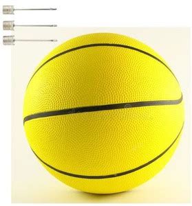 METROL Yellow Rubber Basketball With Pin Basketball Kit - Buy METROL ...