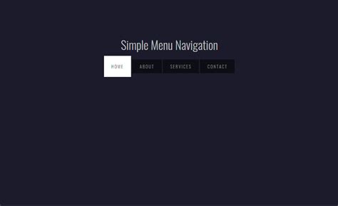 Image result for Simple CSS Horizontal Menu Examples