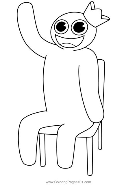 Rainbow Friends Printable Coloring Sheets