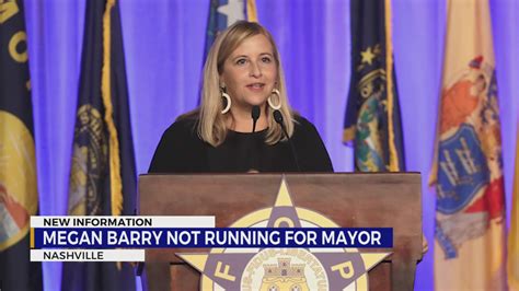 Megan Barry not running for mayor in Nashville – WKRN News 2