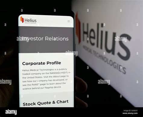 Helius medical technologies inc hi-res stock photography and images - Alamy
