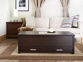 Image result for Storage Coffee Table in Espresso