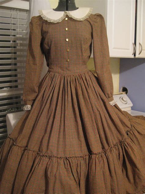 Early American Dress. Little House On the Prairie style. | Women's ...