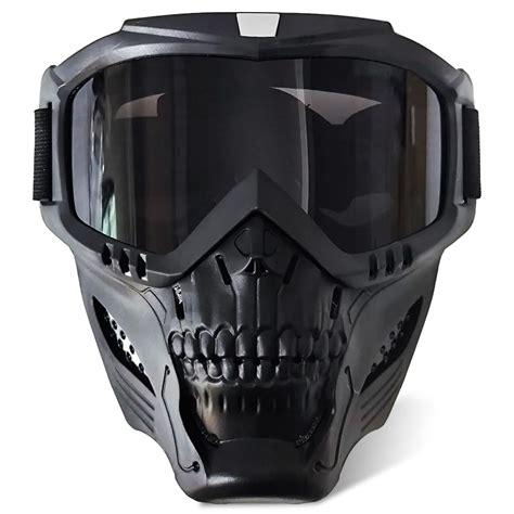 PROBEROS® Protective Face Mask for Bikers, UV Protection Goggles for ...