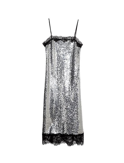 Buy Sequin Square Neck Midi Slip Dress at Marks & Spencer